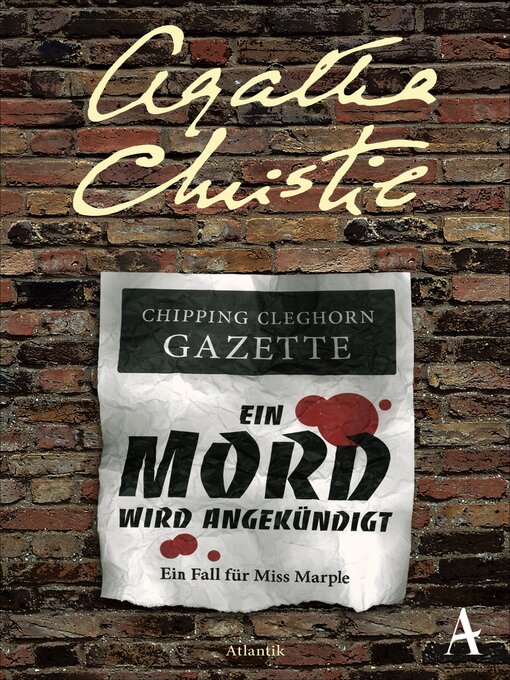 Title details for Ein Mord wird angekündigt by Agatha Christie - Available